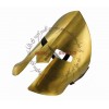 Ancient Greek Spartan Brass Battle Mask